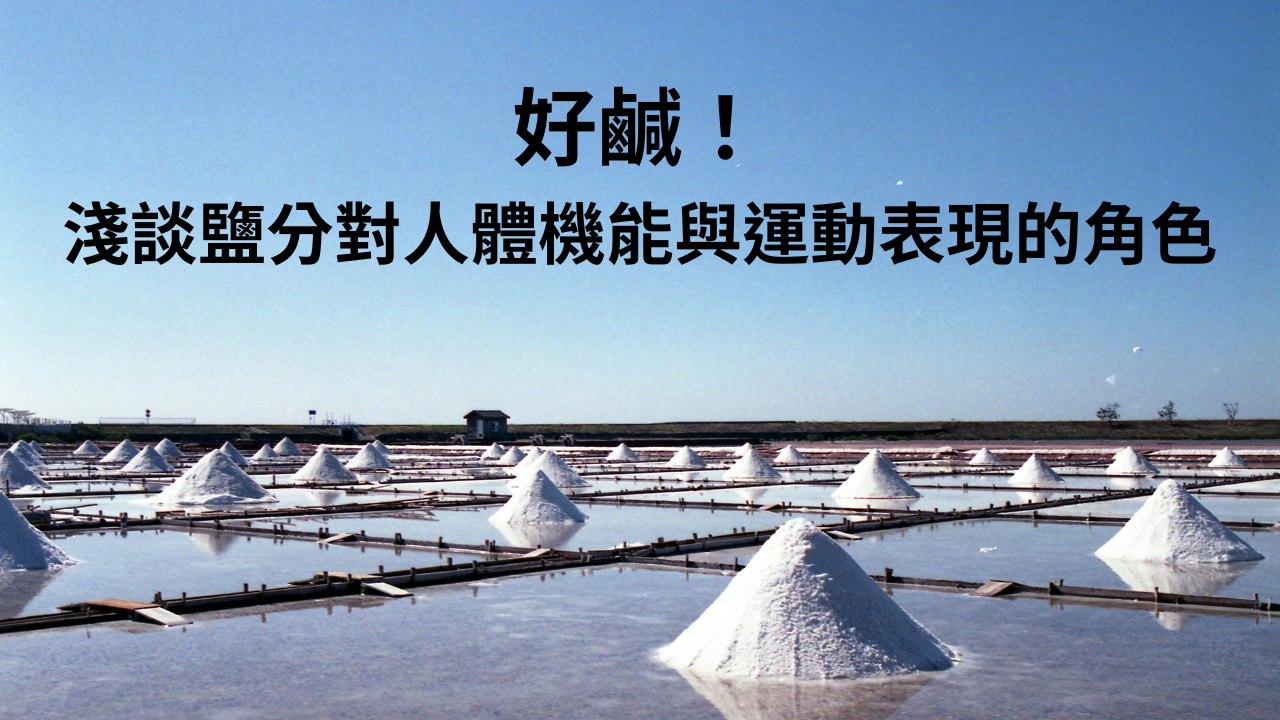 好鹹！淺談鹽分對人體機能與運動表現的角色