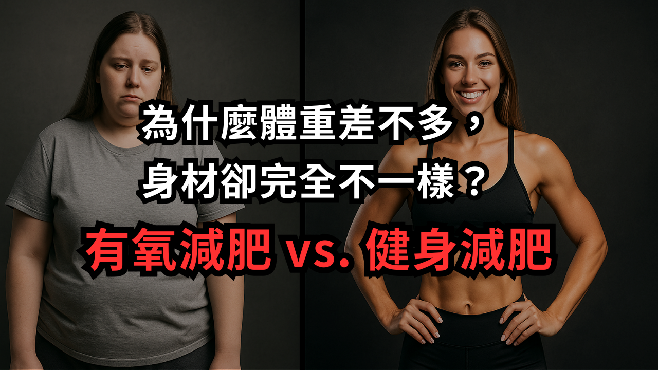 為什麼體重差不多，身材卻完全不一樣？有氧減肥 vs. 健身減肥